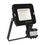 Ledvance LED-Scheinwerfer Kompakt Schwarz 20W 1800lm 100D - 830  | IP65 - Symmetrisch - Bewegungs- und Lichtsensor