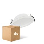 Mehrfachpackung 4x Ledvance LED Deckenstrahler Alu DN150 14W 1190lm 100D - 830  | 160mm - IP44 