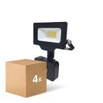 Mehrfachpackung 4x Led-Scheinwerfer G3 10W 1100lm 100D - 830  | IP65 - Bewegungs- und Lichtsensor - Symmetrisch