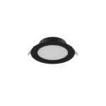 LED Deckenstrahler Eben Einbau Schwarz 9W 900lm 80D - 827-830-840 CCT | 146mm - Ausschnitt 120mm