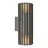 Nordlux up & down Wandleuchte Aludra Aluminium Schwarz | Geeignet für 2x E27