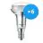 Mehrfachpackung 6x Philips Corepro LEDspot E14 R50 2.8W 210lm 36D - 827  | Ersatz für 40W
