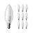 Mehrfachpackung 10x Philips Corepro LEDcandle E14 Matt 5W 470lm - 827  | Ersatz für 40W