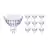 Mehrfachpackung 10x Philips Master Value LEDspot GU5.3 MR16 5.8W 450lm 36D - 927  | Höchste Farbwiedergabe - Dimmbar - Ersatz für 35W