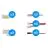Led-Streifen Naga - Verbinder Einzelnd Farbe 8mm - Klein 15stck.