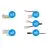 Led-Streifen Naga - Verbinder Einzelnd Farbe 10mm - Klein 15stck.