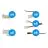 Led-Streifen Naga - Verbinder Einzelnd Farbe 10mm - Mittel 30stck.