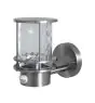 Ledvance Wandleuchte Post Endura Classic E27 Stahl | Up - Bewegungs- und Lichtsensor