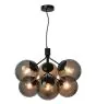 Nordlux Pendelleuchte Ivona 6x E27 Schwarz - Metall | Max. 28W