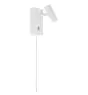 Nordlux LED Wandleuchte Omari Weiß 3.2W 320lm 41D - 827  | Dimmbar - Schwenkbar