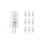 Mehrfachpackung 10x Philips Corepro LEDcapsule G4 1W 120lm - 830  | Ersatz für 10W