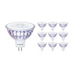 Mehrfachpackung 10x Philips Master Value LEDspot GU5.3 MR16 5.8W 460lm 36D - 930  | Höchste Farbwiedergabe - Dimmbar - Ersatz für 35W