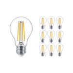 Mehrfachpackung 10x Philips MASTER Value LEDbulb E27 Birne Klar 5.9W 806lm - 927  | Höchste Farbwiedergabe - Dimmbar - Ersatz für 60W