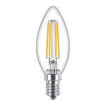 Mehrfachpackung 10x Philips Corepro LEDcandle E14 Fadenlampe Klar 6.5W 806lm - 827  | Ersatz Für 60W