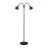 Nordlux Ray Boden Lamp Metall Schwarz | Geeignet für 2x E14