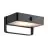 Nordlux Saulio Wandleuchte Aluminium Schwarz 4.45W 370lm - 830  | IP44