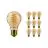 Mehrfachpackung 10x Philips MASTER Value LED Glühbirne E27 Birne Gold 4W 250lm - 918 Extra Warmweiß | Höchste Farbwiedergabe - Dimmbar - Ersatz für 25W
