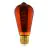 Eglo LED Edison E27 Fadenlampe Messing 4W 30lm - 820  | Dimmbar - Ersatz Für 15W