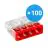 Mehrfachpackung 100x Wago 2273-204 Verbindungsdosenklemme Kompakt | 4 Draht Verbindung - 