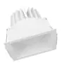 Ledvance LED-Spot Quadrat Dunkellight schwenkbar Weiß 8W 650lm 36D - 830  | Ausschnitt 83mm