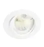 Einbau Spot rund schwenkbar Weiss | Ausschnitt 75mm - GU5.3 Sockel
