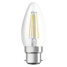 Ledvance Classic Performance LEDbulb B22d Kerze Fadenlampe Klar 4W 470lm - 827  | Ersatz für 40W
