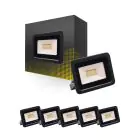 Mehrfachpackung 6x LED-Scheinwerfer 20W 2000lm 100D - 840  | IP66 - Symmetrisch