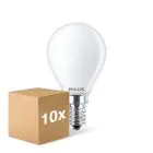 Mehrfachpackung 10x Philips Master Value LEDluster E14 Kugel Matt 3.4W 470lm - 927  | Höchste Farbwiedergabe - Dimmbar - Ersatz Für 40W