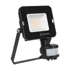 Ledvance LED-Scheinwerfer Kompakt Schwarz 20W 1800lm 100D - 830  | IP65 - Symmetrisch - Bewegungs- und Lichtsensor