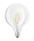 Ledvance Classic LED E27 Globe Fadenlampe Klar 4W 470lm - 827 | Ersatz für 40W