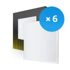 Mehrfachpackung 6x LED Panel Backlit 36W 3240lm - 840  | 60x60cm - UGR 