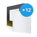 Mehrfachpackung 12x LED Panel Bright Choice Backlit 36W 3240lm - 840  | 60x60cm - UGR 
