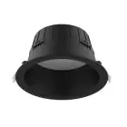 LED Deckenstrahler Tief Einbau Schwarz 9W 900lm 80D - 827-830-840 CCT | 146mm - Ausschnitt 120mm