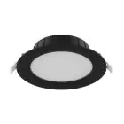 LED Deckenstrahler Mittel Einbau Schwarz 9W 900lm 80D - 827-830-840 CCT | 146mm - Ausschnitt 120mm