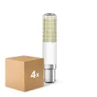 Mehrfachpackung 4x Ledvance Special T LED B15d Röhre one-handed Klar 8W 1055lm - 827  | Dimmbar - Ersatz Für 75W