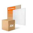Mehrfachpackung 4x Ledvance LED Panel Compact Aluminium Weiß 33W 3630lm - 830  | 60x60cm