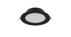 LED Deckenstrahler Eben Einbau Schwarz 9W 900lm 80D - 827-830-840 CCT | 146mm - Ausschnitt 120mm
