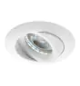 Einbau Spot Flox MR16 schwenkbar Weiß | Ausschnitt 70mm - GU10 Sockel