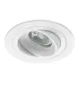 Einbau Spot Logic MR16 schwenkbar Weiß | Ausschnitt 80mm - GU10 Sockel