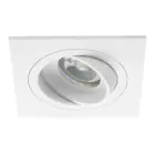 Einbau Spot Boxi MR16 schwenkbar Weiß | Ausschnitt 80mm - GU10 Sockel