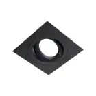 Einbau Spot Boxi MR16 schwenkbar Schwarz | Ausschnitt 80mm - GU10 Sockel