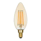 LED E14 Kerze Fadenlampe Messing 4.1W 350lm - 822 | Dimmbar - Ersatz für 40W
