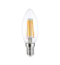 LED E14 Kerze Fadenlampe Klar 4.5W 470lm - 827 | Dimmbar - Ersatz für 40W