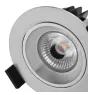LED-Spot Diamond schwenkbar Aluminium 6W 400lm 36D - 927 | Ausschnitt 83mm - IP44 - Höchste Farbwiedergabe - Dimmbar