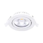 LED schwenkbar Spot Weiß 6W 550lm - 930 | Ausschnitt 75mm - IP54 - Höchste Farbwiedergabe 