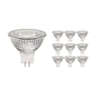 Mehrfachpackung 10x LEDspot 12V GU5.3 7.5W 830 60D 621lm | Dimmbar - Ersatz für 50W