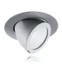 LED Deckenstrahler Grau 35W 3000lm 36D - 930 | 168mm - Höchste Farbwiedergabe