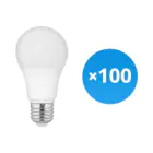 Mehrfachpackung 100x Budgetlight LED Glühbirne Lucent Classic Pro LED E27 Birne Matt 5.5W 470lm - 827 Extra Warmweiß | Dimmbar - Ersatz für 40W