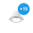 Mehrfachpackung 15x LED Deckenstrahler 9W 1100lm 60D - 840  | 145mm - UGR 