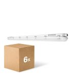Lot 6x Ledvance Réglette LED Étanche Imperméable 46W 6400lm - 840  | 150cm